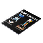 Funny Book Lover Spaß Bookworm Reading Notizblock (Linke Seite)