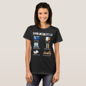 Funny Book Lover Spaß Bookworm Reading T-Shirt (Vorne ganz)