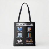 Funny Book Lover Spaß Bookworm Reading Tasche (Vorderseite)