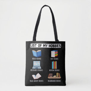 Funny Book Lover Spaß Bookworm Reading Tasche