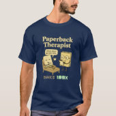 Funny Book Lover T - Shirt | Retro Literary Spaß (Vorderseite)
