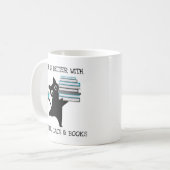 Funny Book Lover Tasse (Vorderseite Links)