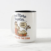 Funny Book Lover Tasse - Noch ein Kapitel (Vorderseite Links)