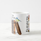 Funny Book Lover Zitat Ich habe keine Kontrolle Kaffeetasse (Mittel)