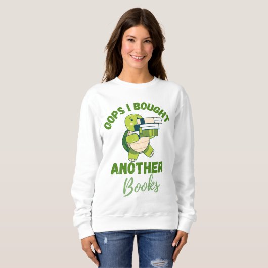Funny Book Lover Zitat Lesen Addict Einführung Sweatshirt (Vorne ganz)