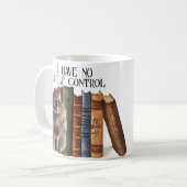 Funny Book Lover Zitat Niedliche Katzen Name der B Kaffeetasse (Vorderseite Links)