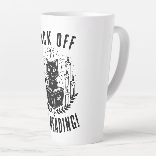 Funny Book Lovers Back Off Ich lese Milchtasse (Rechte Ecke)