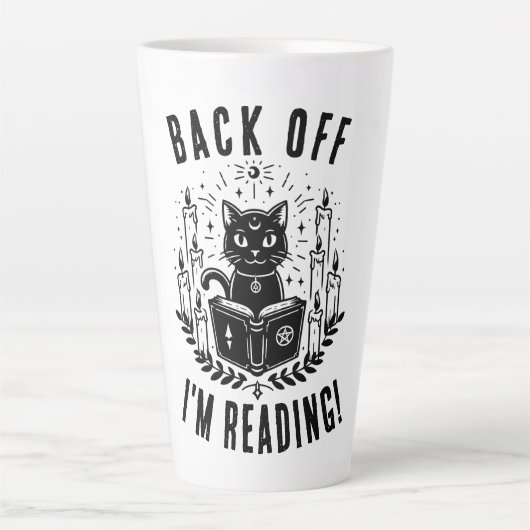 Funny Book Lovers Back Off Ich lese Milchtasse (Vorderseite)