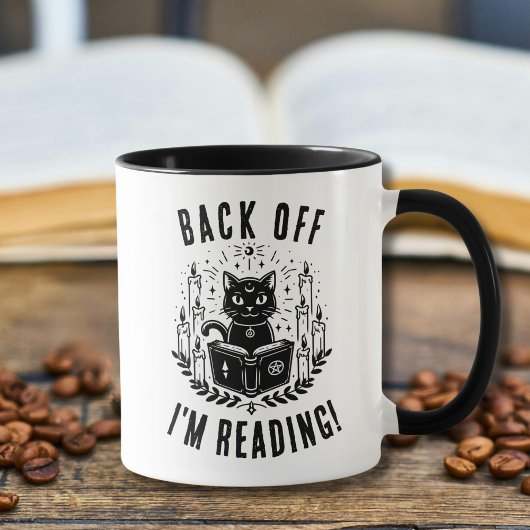 Funny Book Lovers Back Off Ich lese Tasse