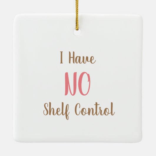 Funny Book Pub | Bücher und Weihnachtskaffee Keramikornament (Rückseite)