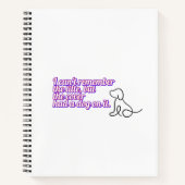 Funny Book Quote Spiral Notebook Notizblock (Vorderseite)