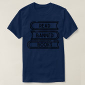 Funny Book Read Banned Books Lesen Bücher Liebhabe T-Shirt (Design vorne)