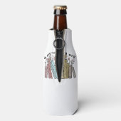 Funny Book Reader Zitat in meiner Leserzeit Groovy Flaschenkühler (Flasche Rückseite)