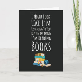 Funny Book Reading Cards Humor Reader Karte