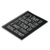 Funny Book Reading Gifts Nerd Reader Bookish Notizblock (Linke Seite)