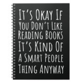 Funny Book Reading Gifts Nerd Reader Bookish Notizblock (Vorderseite)