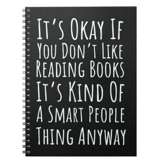 Funny Book Reading Gifts Nerd Reader Bookish Notizblock (Vorderseite)