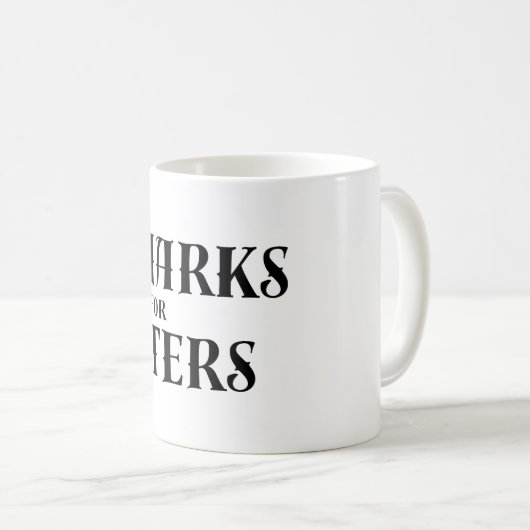 Funny Book Zitat: Lesezeichen sind für Quitters Kaffeetasse (VorderseiteRechts)