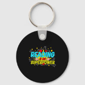 Funny Bookish Nerd Book Addict Design Women's Blac Schlüsselanhänger (Vorderseite)