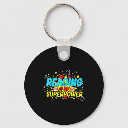 Funny Bookish Nerd Book Addict Design Women's Blac Schlüsselanhänger (Vorderseite)