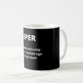 Funny Bookkeeper Definition Kaffeetasse (VorderseiteRechts)