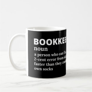 Funny Bookkeeper Definition Kaffeetasse