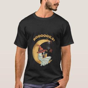 Funny Books Gespenst Bücher lesen Bibliothek lesen T-Shirt