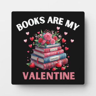 Funny Books sind mein Valentine Fotoplatte