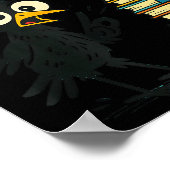 Funny Bookworm 6 7 Meme Design _ Reading Nights Hu Poster (Ecke)