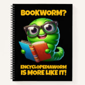 Funny Bookworm? Encyclopediaworm is More Like It! Notizblock (Vorderseite)