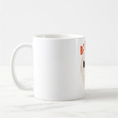 Funny Bookworm Ghost Halloween Kaffeetasse (Links)