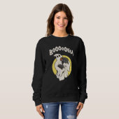 Funny Bookworm Ghost Halloween Sweatshirt (Vorne ganz)