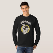 Funny Bookworm Ghost Halloween T-Shirt (Vorne ganz)