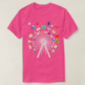 Funny Bookworm Gift Librarian Reading T-Shirt (Design vorne)