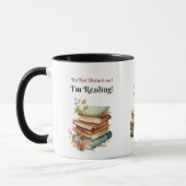 Funny Bookworm's Sanctuary Tasse Illustriert Books (Links)