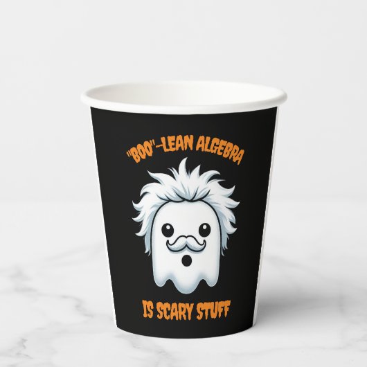 Funny Boolean Algebra ist Beängstigend Stuff Pappbecher (Rückseite)