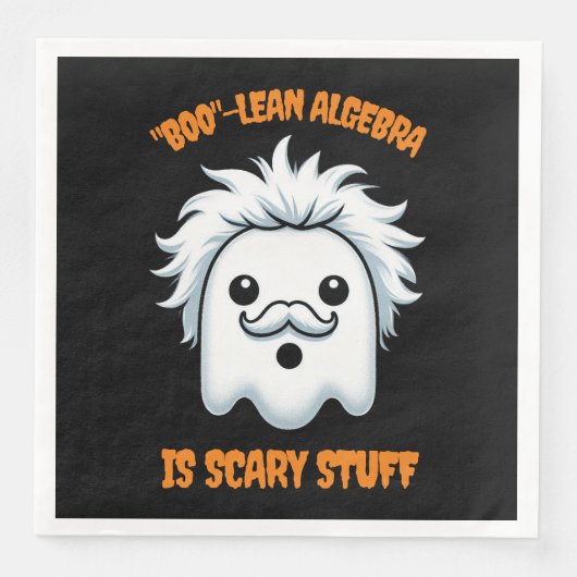 Funny Boolean Algebra ist Beängstigend Stuff Serviette (Vorderseite)