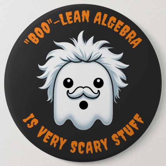 Funny Boolean Algebra ist sehr Beängstigend Stuff Button (Vorderseite)