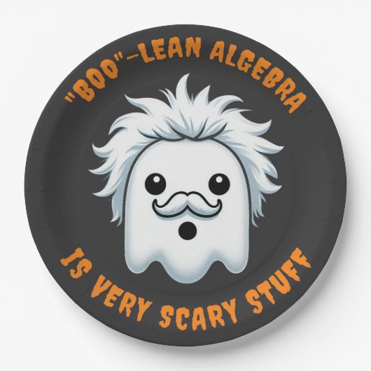 Funny Boolean Algebra ist sehr Beängstigend Stuff Pappteller (Vorderseite)