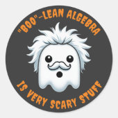 Funny Boolean Algebra ist sehr Beängstigend Stuff Runder Aufkleber (Vorderseite)