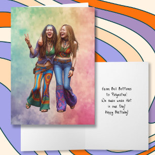 Funny Boomer Birthday   HIPPIES Karte
