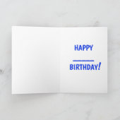 FUNNY Boomer BIRTHDAY Karte (Innenseite)
