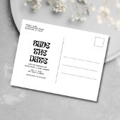 Funny Boost, Food, Bad Dance bewegt sich Save the Ankündigungspostkarte