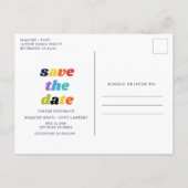 Funny Boost Food Bad Dance bewegt sich Save the Da Ankündigungspostkarte (Rückseite)