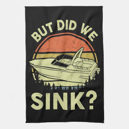 Funny Boot, aber haben wir Männer Sink Männer Moto Geschirrtuch (Vertikal)