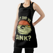 Funny Boot, aber haben wir Männer Sink Männer Moto Schürze (InSitu)