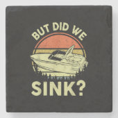 Funny Boot, aber haben wir Männer Sink Männer Moto Steinuntersetzer (Vorderseite)