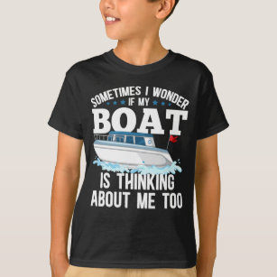 Funny Boot Captain Sailing Spaß T-Shirt