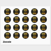 Funny Boot für Männer Frauen Docking Boat Capta Runder Aufkleber (Blatt)
