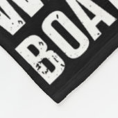 Funny Bootdesign für Männer Frauen Bootlov Lov Fleecedecke (Ecke)
